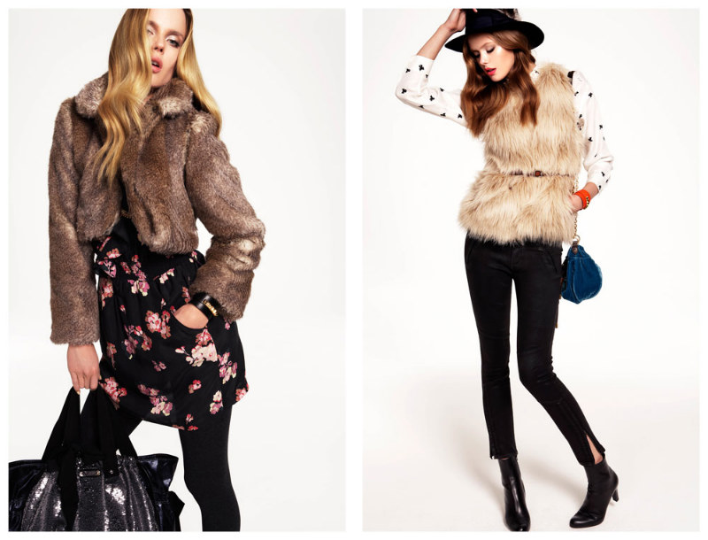 Frida Gustavsson & Shannan Click for Juicy Couture Autumn Lookbook