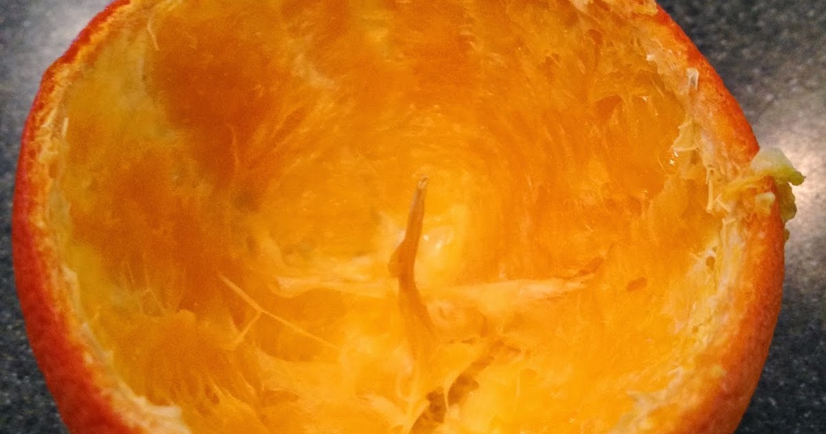The DIY Guinea Pig Orange Candle
