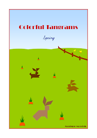Tangram Spring Easter - Bunny / Rabbit & Cick