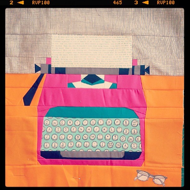 Shape Moth Typewriter PP pattern {and a tutorial}