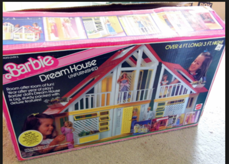 mattel barbie dream house 1980's