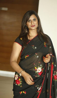 Singer kousalya black saree new photos