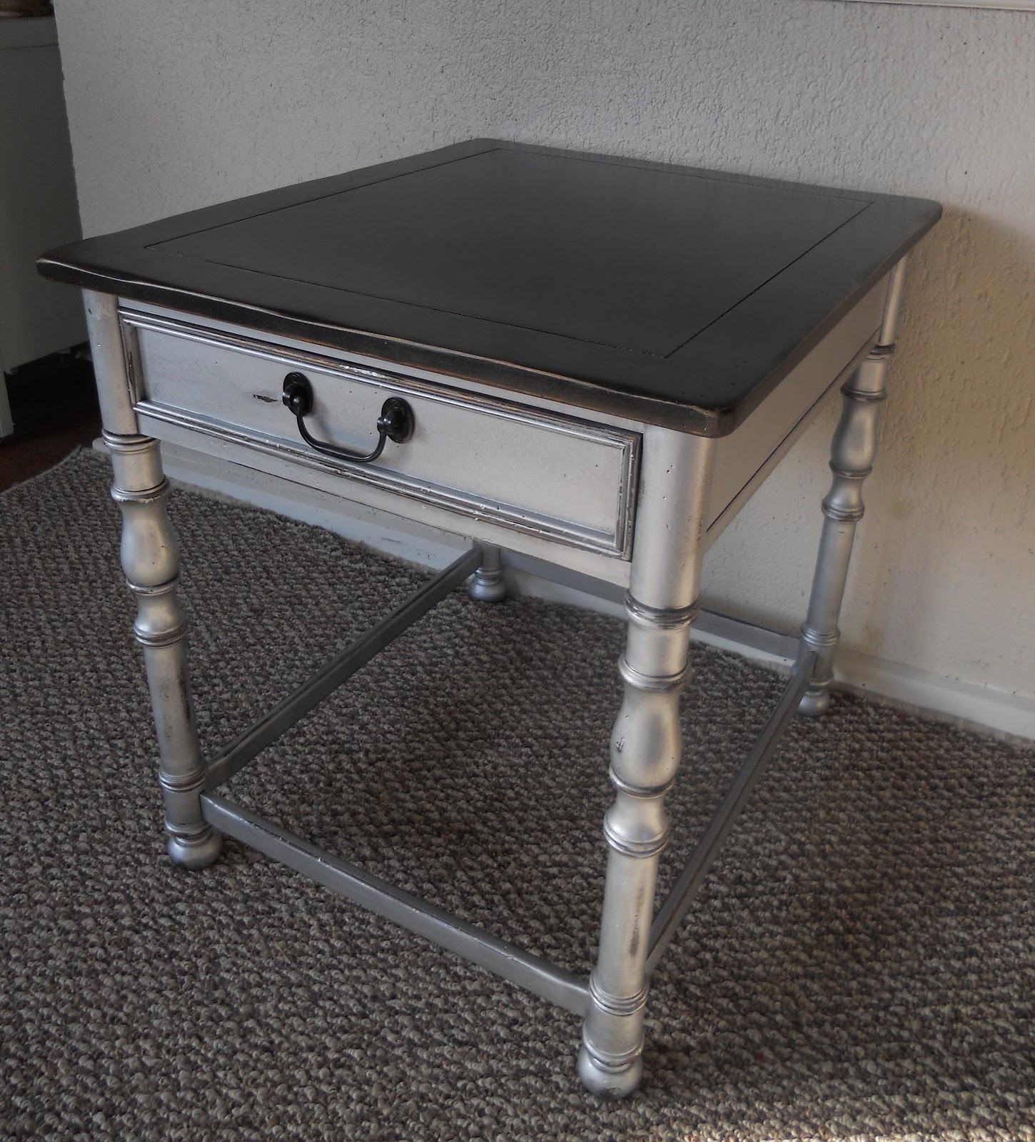 {createinspire} Silver Side Table