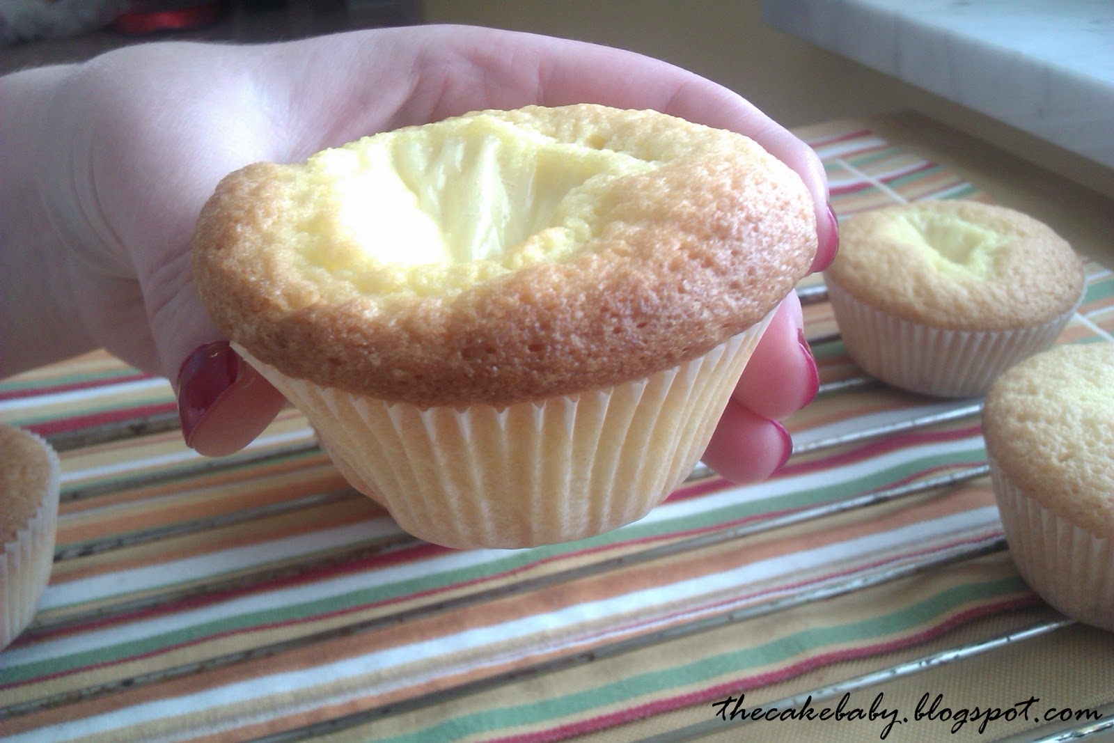 The Cake Baby Vanilla Surprise Muffins
