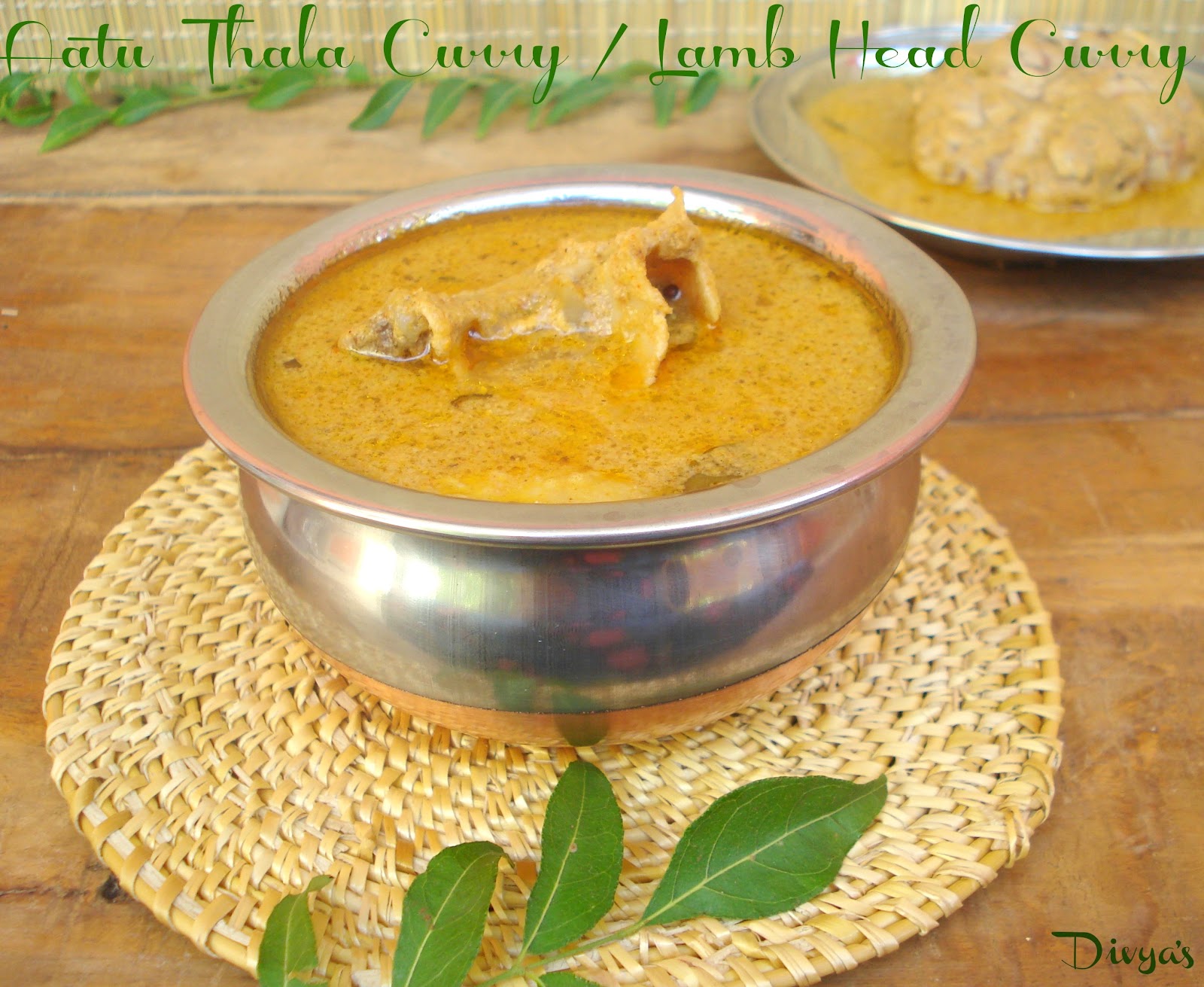 Aatu Thala Curry Lamb Head Curry Thalakari Kulambu You Too Can Cook