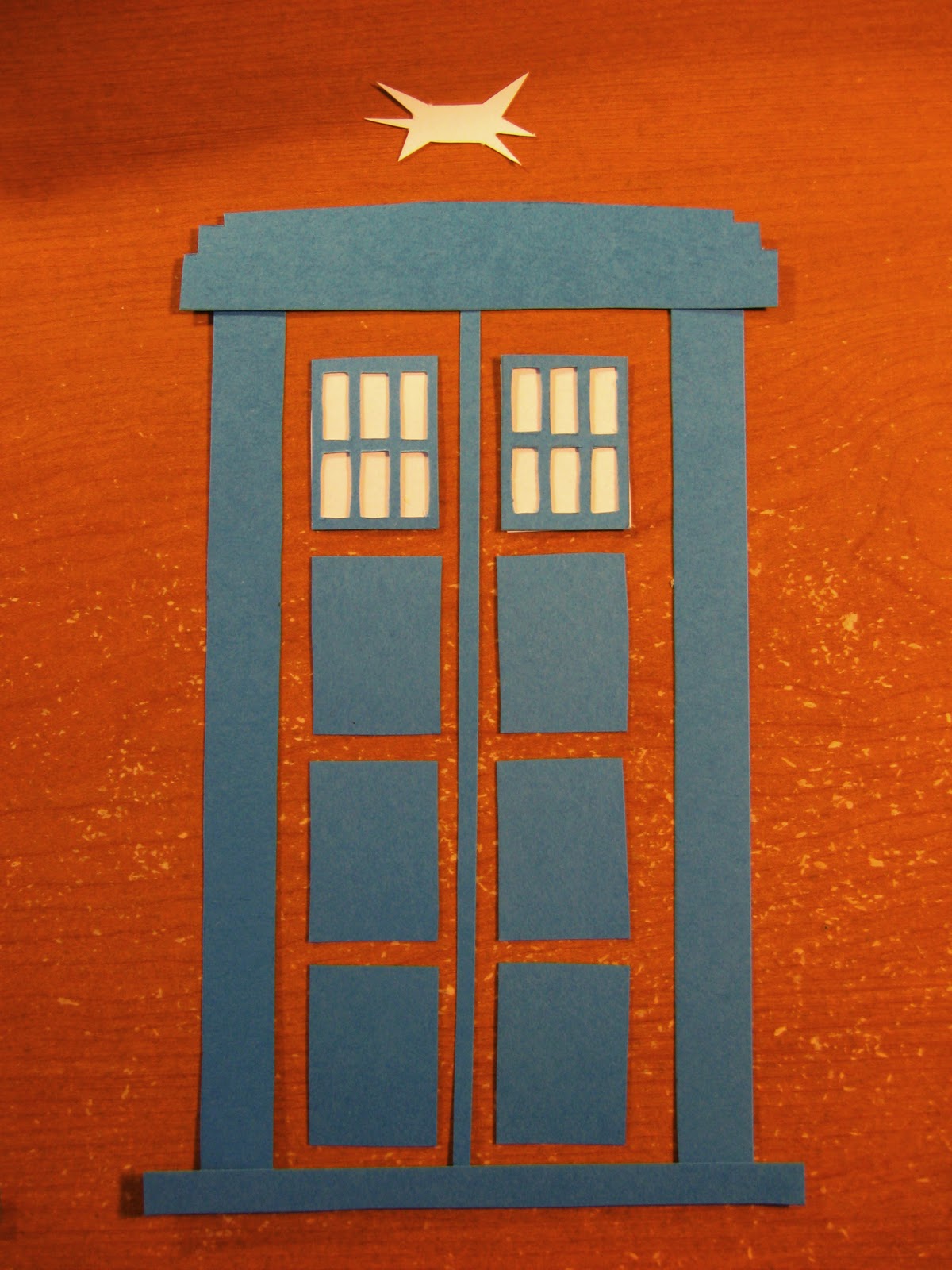 Simon And Ivan Paper Tardis