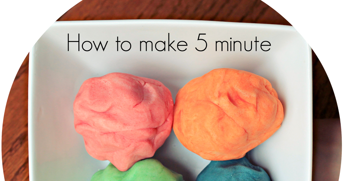 Freshly Completed: How to Make 5 Minute Play Dough