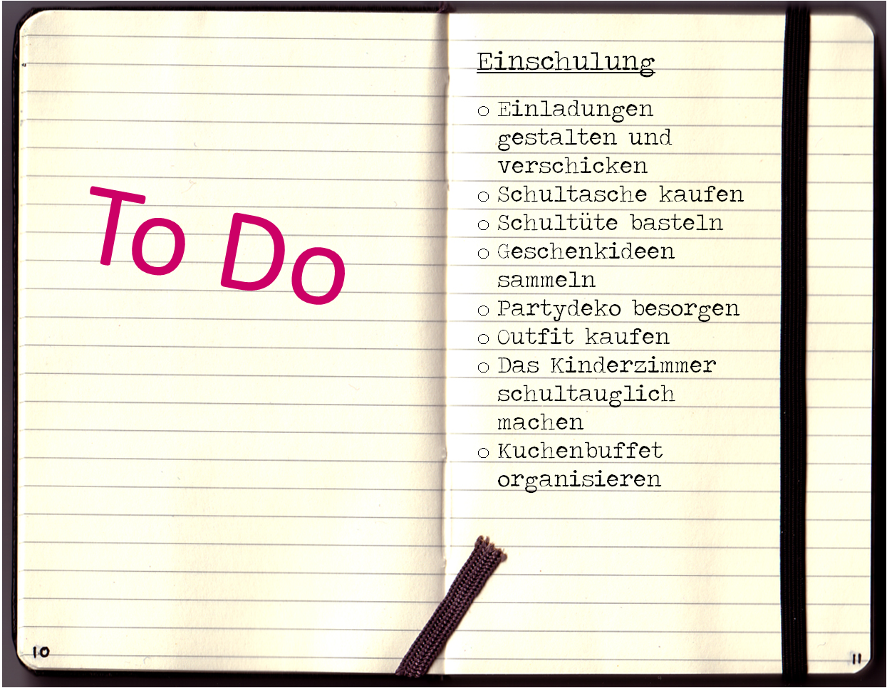 Elbekind: Punkt 1 auf der ToDo-Liste: Einladungen zur ...