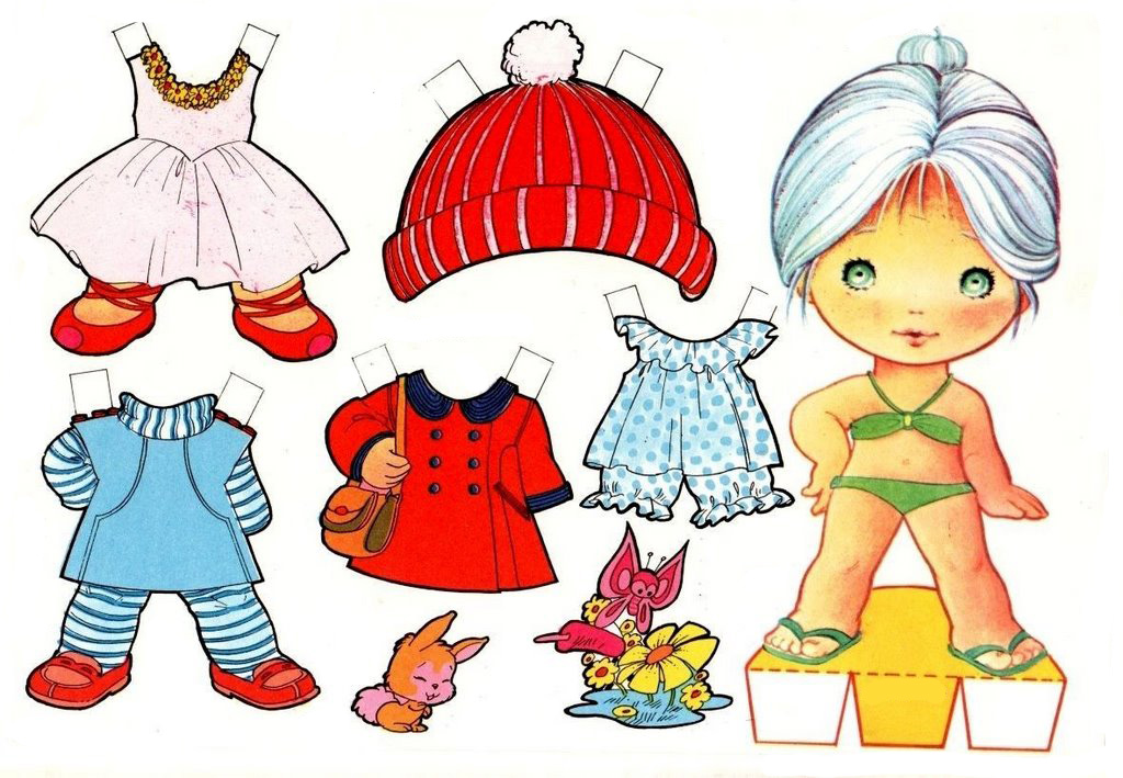 Muñecas recortables para niñas ~ cositasconmesh