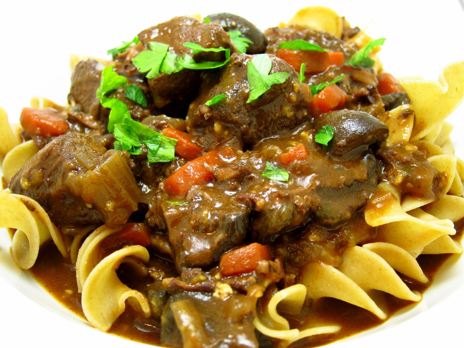 half tomato, half potato Beef Bourguignon