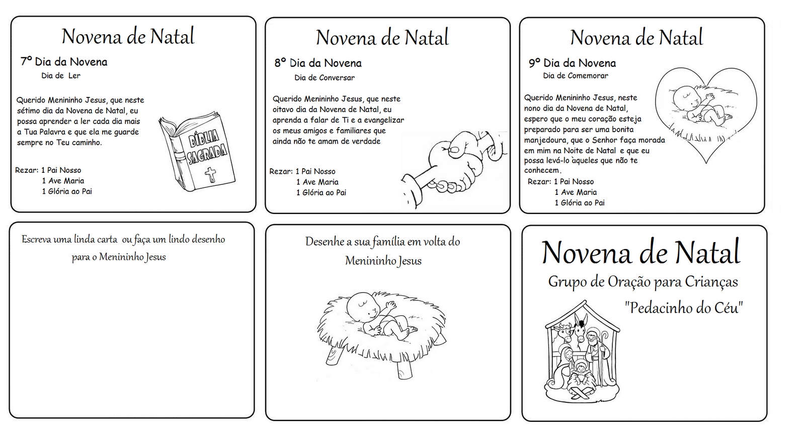 Ministério para Crianças "Coração de Criança" Você ainda não está fazendo sua Novena de Natal