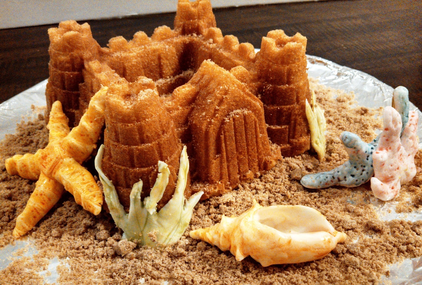 Grandma Bonnie's Closet Nordic Ware Castle Bundt Pan & Fondant Decorations