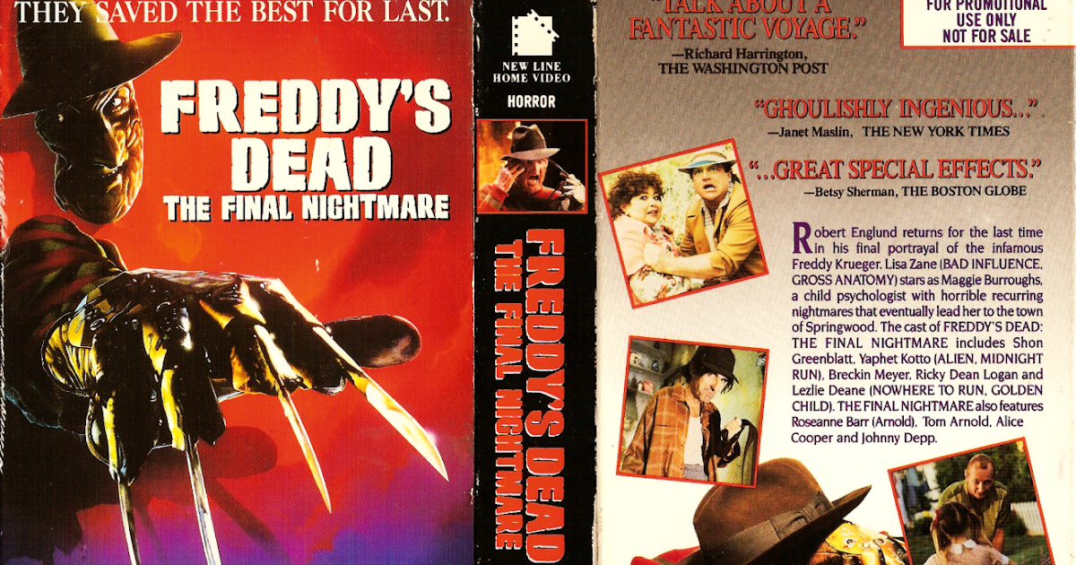 UK Cinema Trailer Reel - FREDDY'S DEAD - THE FINAL NIGHTMARE (1991