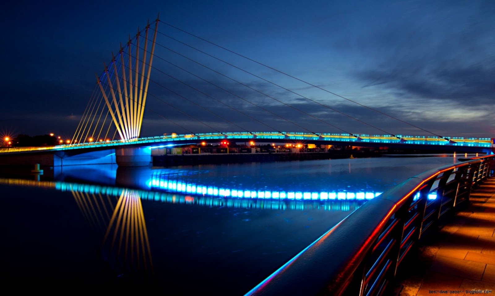 Bridge Night Lights Bridge Night Lights