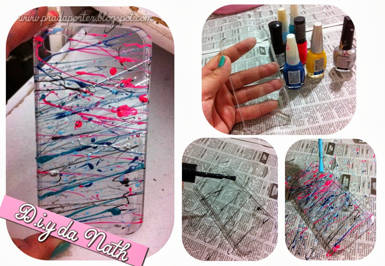 D.i.y da Nath #1: Capa customizada - Prada Porter