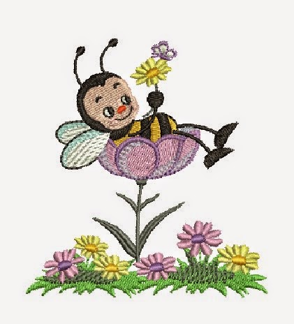 Download free bee design machine embroidery  download free designs