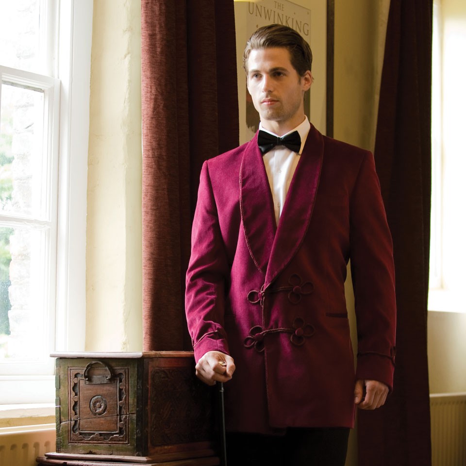 The glorious return of the smoking jacket Grey Fox