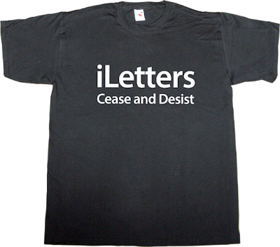 apple useless lawsuits useless copyright useless lawyers useless patents fun parody typography t-shirt ephemeral-t-shirts