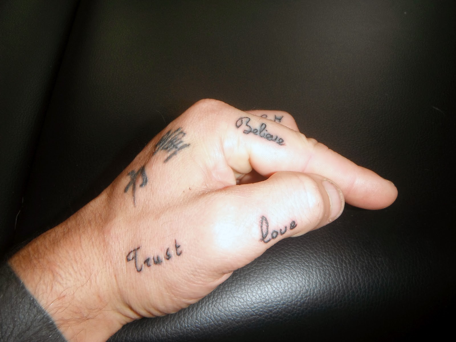 Hand Tattoos Words