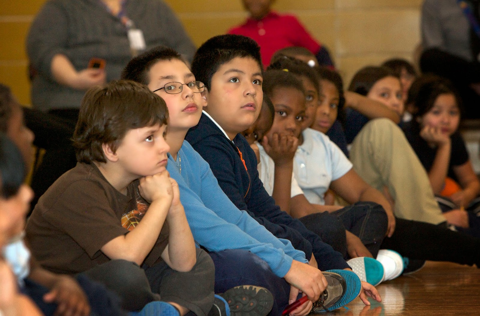 Mark Kodiak Ukena O'Brien Schofield Visits Hometown Elementary School