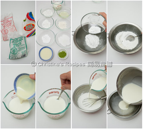 How To Make Green Tea & Custard Snow Skin Mooncakes02