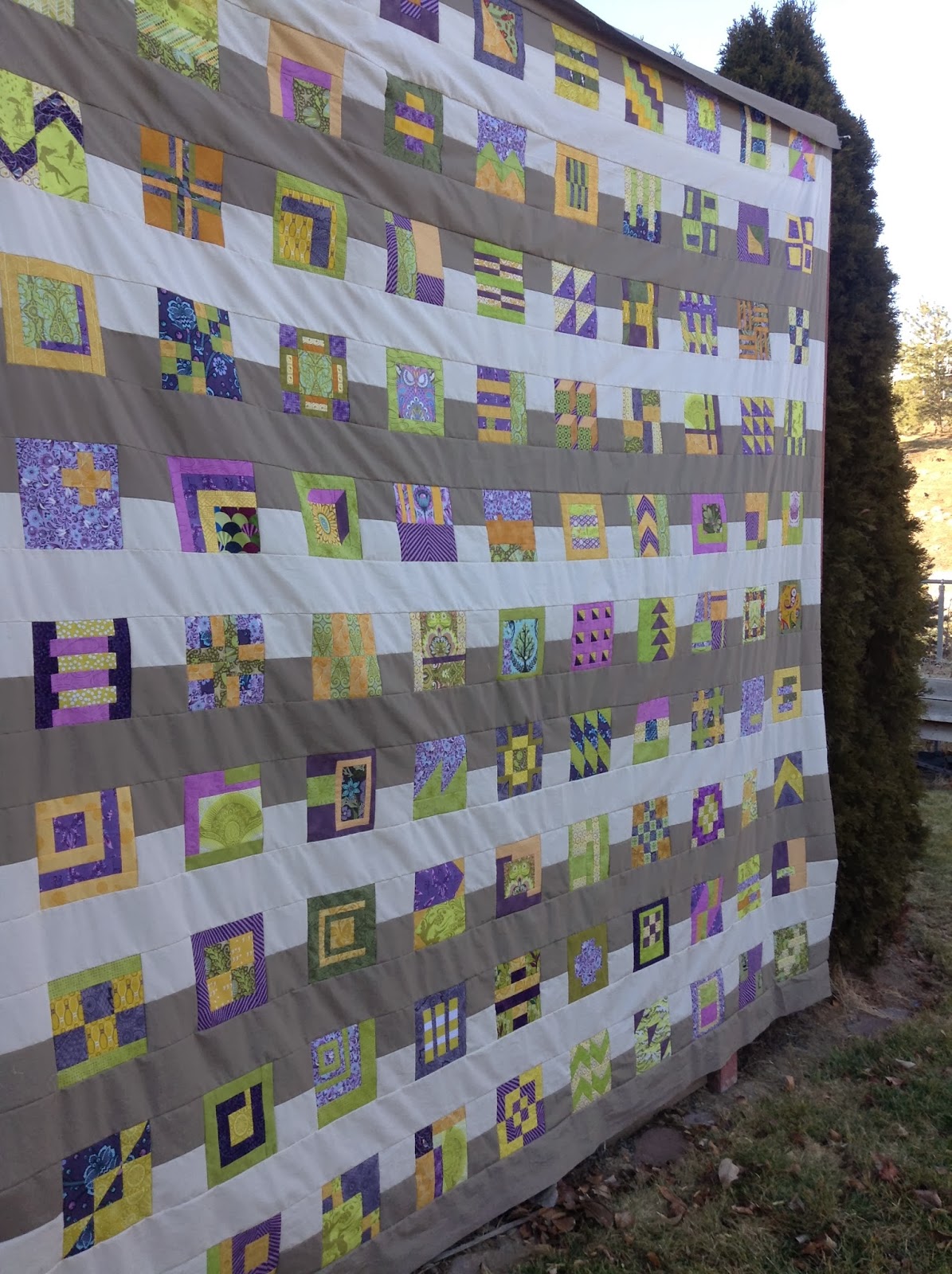 Solar Threads City (of New Orleans) Sampler Quilt Top FINISHED!