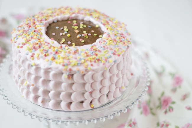 Tarta pétalo de merengue Tarta pétalo de merengue