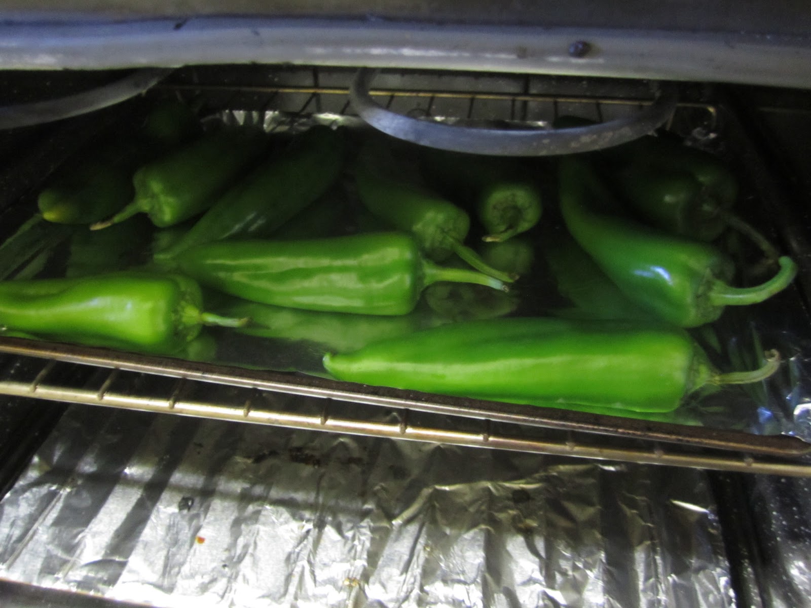 Scary's Kitchen Roasted Green Chiles