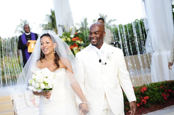 black celebrity wedding dresses
