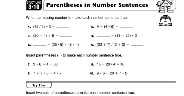 Homework 2012-2013: Wednesday, October 24th - Parentheses in Number