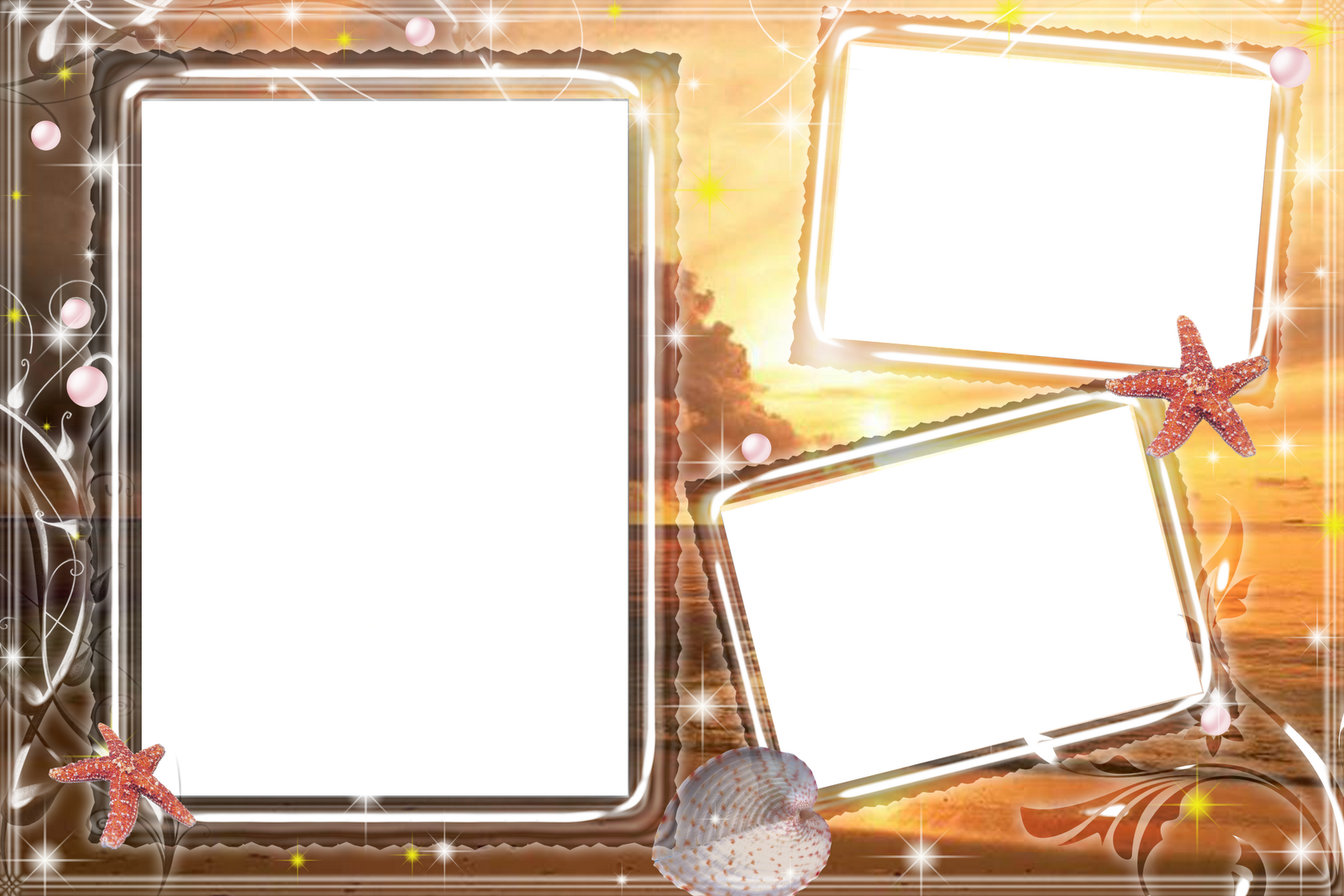 Central Frames PNG mix Lindas frames para fotos