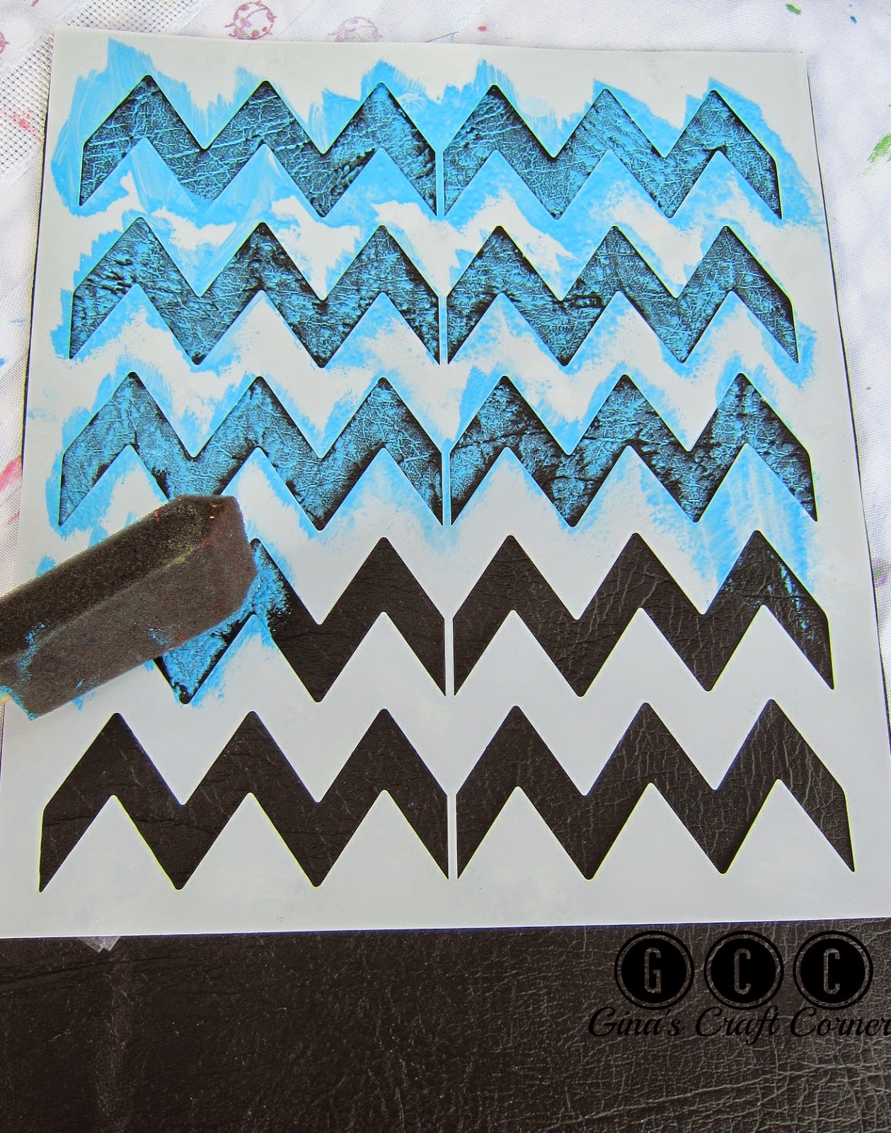 Gina's Craft Corner How to Paint on VinylTUTORIAL