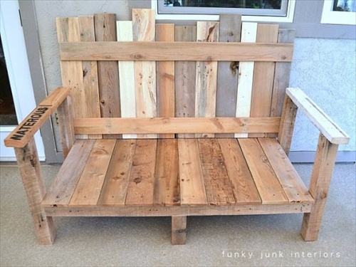 wood bench plans indoor