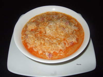 Sopa De Arroz Al Estilo Castellano
