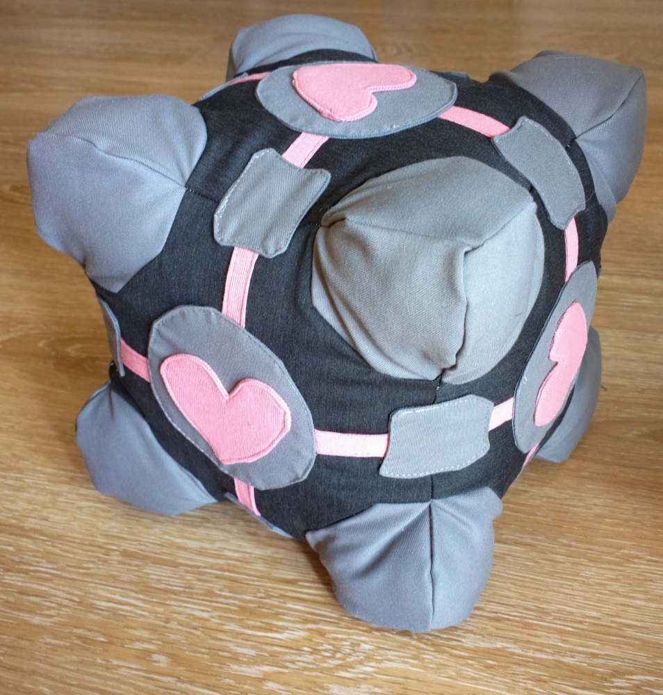 portal companion cube plush