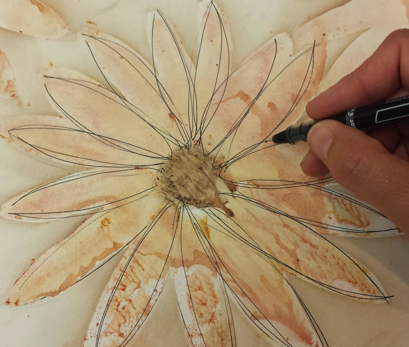 Club Scrap Creates Watercolor Stencil Technique