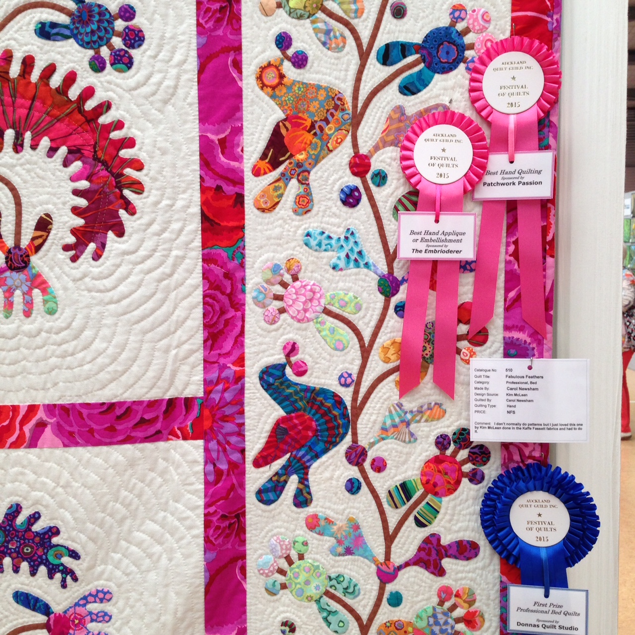 Wendy's quilts and more Auckland Festival of Quilts the quilts (finally)