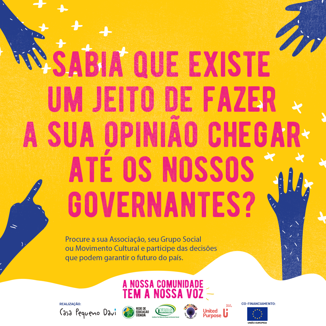 Campanha participação social e incidência política