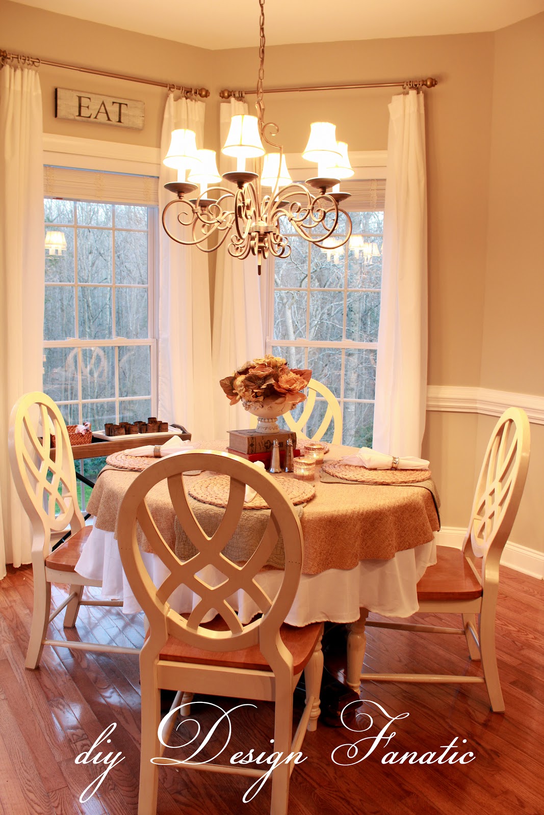 An Unset Breakfast Table