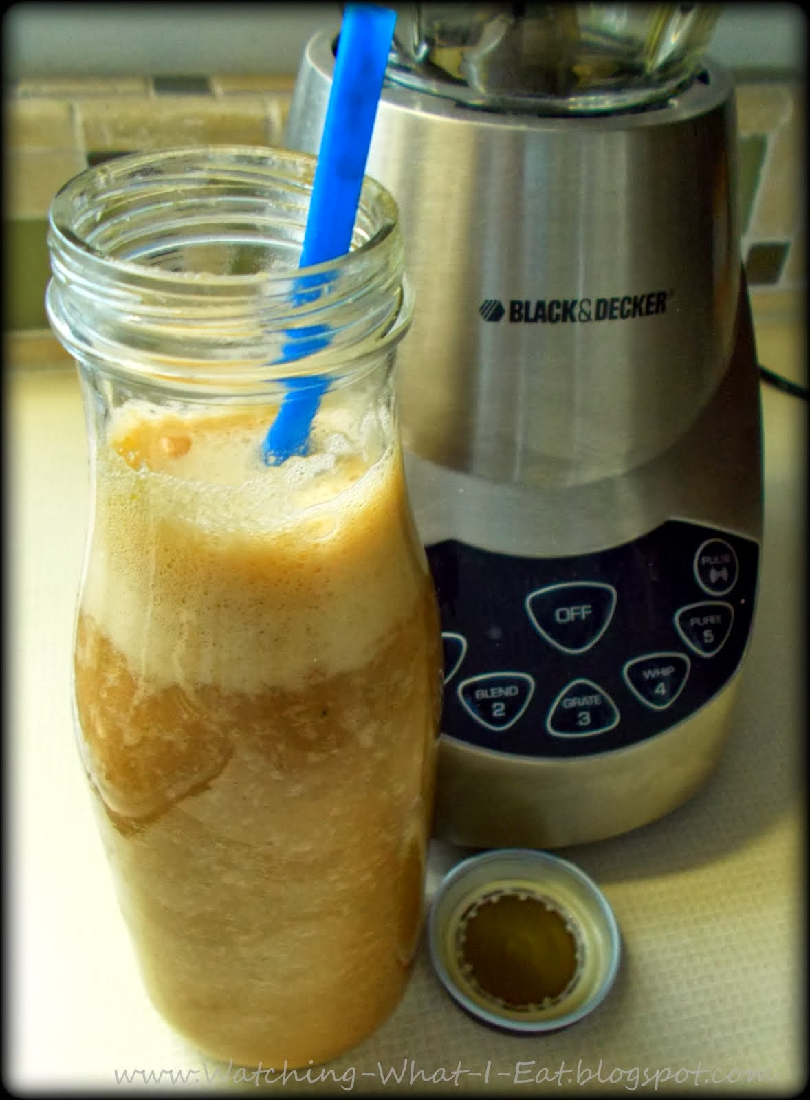 Watching What I Eat High ProteinFresh Golden Juice Smoothie