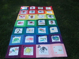 A Moment of Whimsy: Kindergarten Handprint ABC Quilt