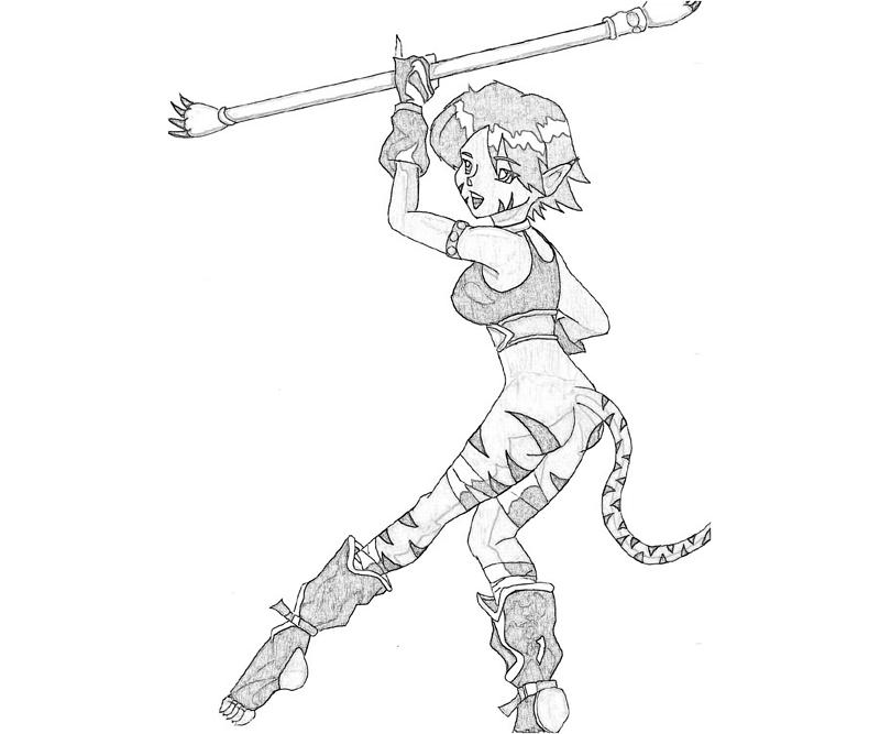 Printable Katt Weapon Coloring Pages printable-katt-weapon_coloring-pages