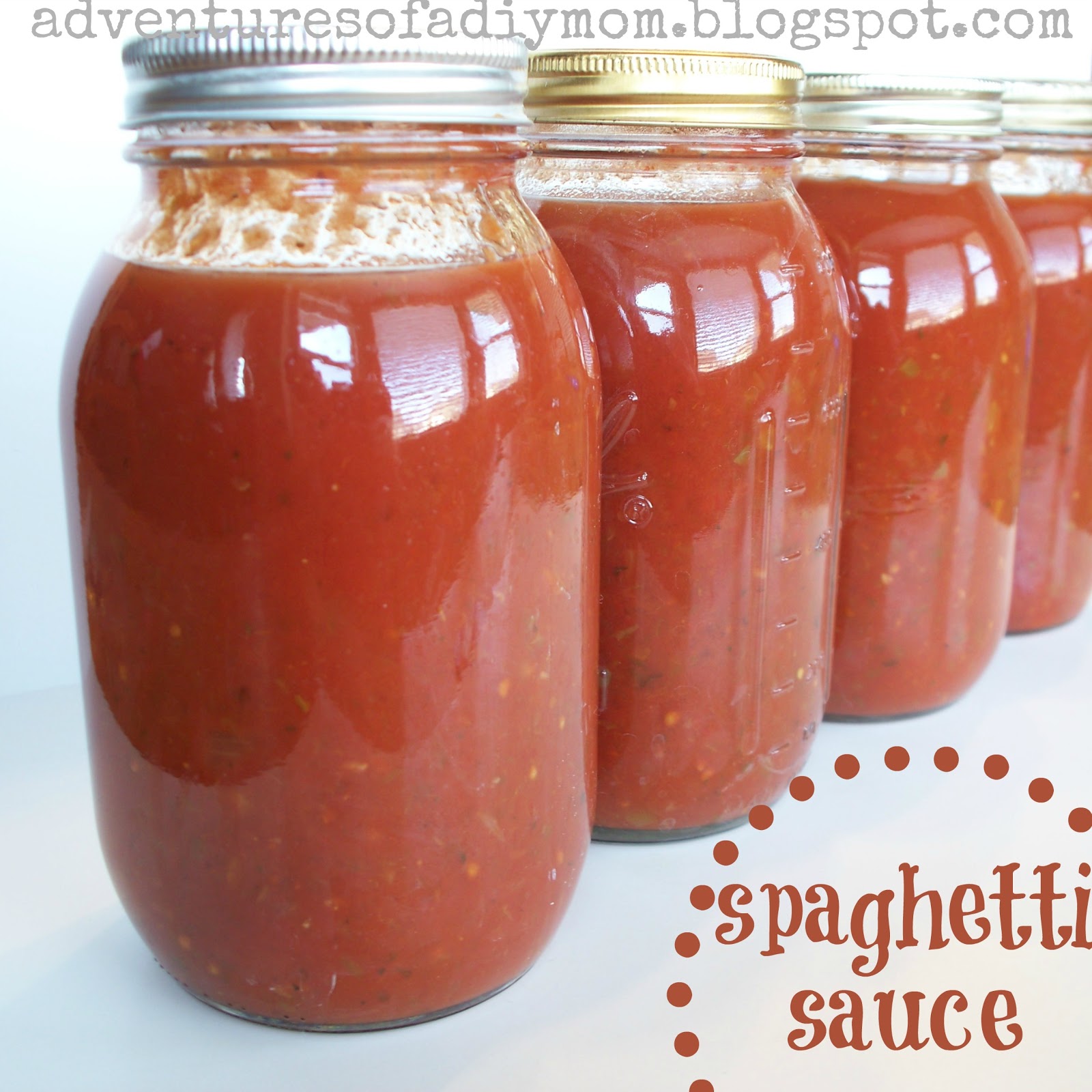 Home Canned Spahetti Sauce Adventures of a DIY Mom