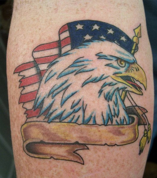 Animal Tattoo Ideas: American Eagle Tattoo