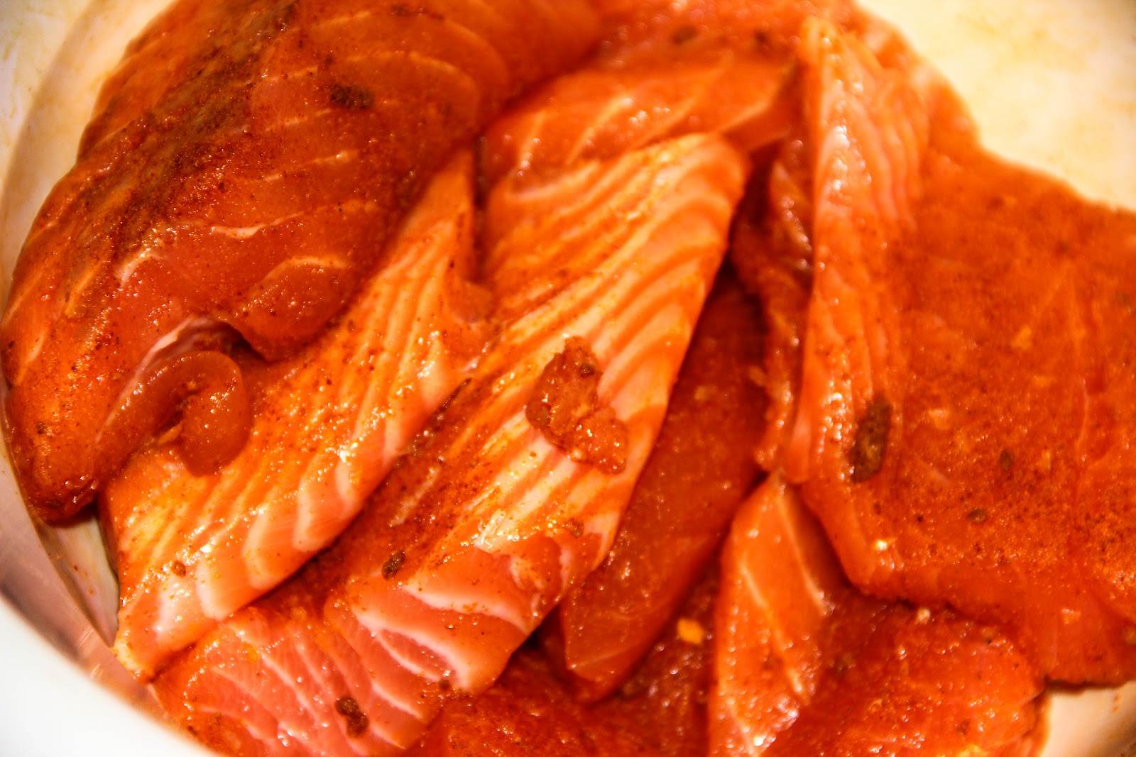 Nom Nom Nom Oh You Salmon in a Bengali Mustard Sauce.....