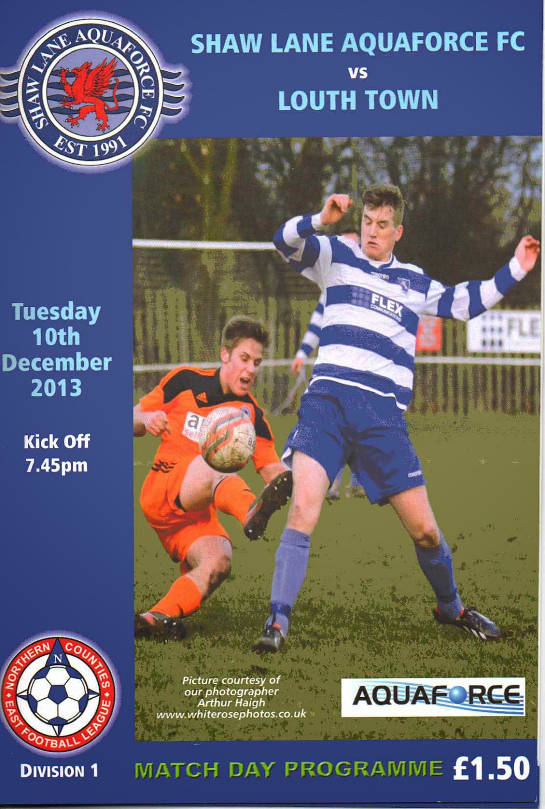 Shaw Lane Aquaforce v Louth Town