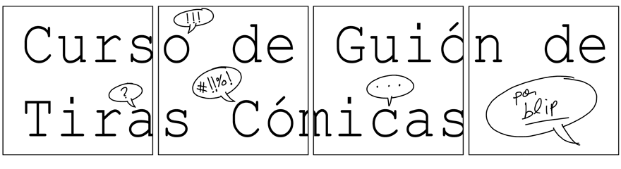 Curso de Guión de Tiras Cómicas, por blip