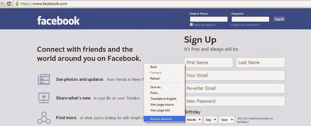how to get around facebook password
