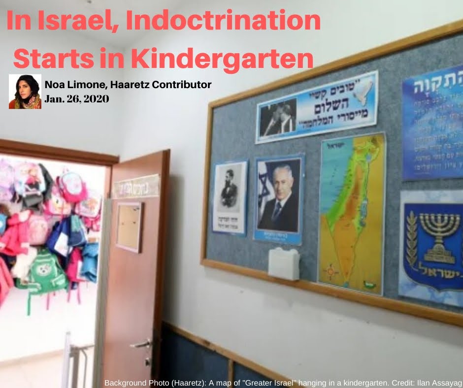 In Israel, Indoctrination Starts in Kindergarten