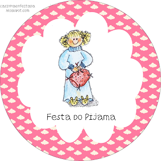 kit festa do pijama para imprimir grátis